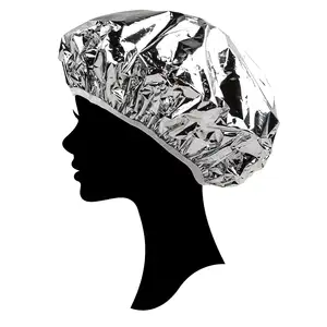 Aluminum Foil Hair Heat Cap for Deep Conditioning, Reusable Heating Cap,Tin Foil Hat & Deep Conditioning Heat Cap R53