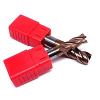 Kit de fraises HRC55 4F en acier allié de tungstène pour usinage CNC avec outil de fraisage revêtu