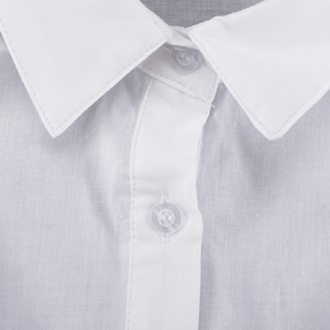 <span class=keywords><strong>Camicetta</strong></span> da Donna in Cotone a Maniche Lunghe 2025, Bianca, Elegante e alla Moda, <span class=keywords><strong>con</strong></span> <span class=keywords><strong>Volant</strong></span> - Product Image 5