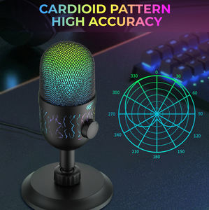 Havit-micrófono usb profesional GK52, micrófono de escritorio para <span class=keywords><strong>podcast</strong></span>, con cable para videojuegos, para youtube - Product Image 3