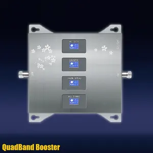 HWATEL 2G 3G 4G 850 1800 2100 2600 MHz quad להקת pico-repeater 4g אות מגבר לרכב