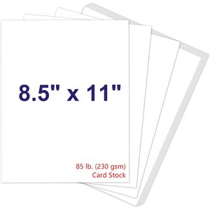 Joyberg White Cardstock 8.5 X 11 230gsm Heavy Paper For <b>Printer</b> Invitations Wedding Crafts - Product Image 3