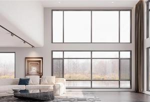 Fenêtre panoramique intégrée en aluminium sur mesure, insonorisée, à double vitrage, à haute efficacité énergétique, pour usage résidentiel - Product Image 3