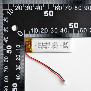 充電式小型3.7V300mAhバッテリー5016463.7ボルト350mAhリチウムイオンポリマー<span class=keywords><strong>Lipo</strong></span>バッテリー電気機器バッテリー - Product Image 6