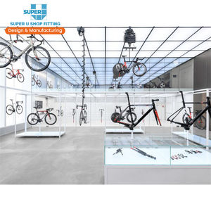 Expositor de Bicicletas de Montaña, Decoración para Salas de Exposición Deportiva, Ciclismo Urbano, Motocicletas, Diseño Interior de Tiendas de Bicicletas - Product Image 4