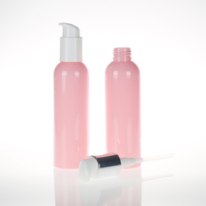 Layanan OEM pink 6oz 180ml <span class=keywords><strong>cosmo</strong></span> bulat botol PET perawatan kulit lotion pembersih kemasan dengan pompa lotion - Product Image 6