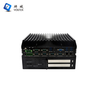 PC Industrial Integrado Intel LGA1151 6.ª-9.ª Gen. 6x RS232/485 COM 8 DI 8 DO GPIO 2x GbE LAN 9-36V DC PCIe Win 10 Linux
