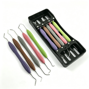 Kit d'outils manuels de sculpture et de contournement en résine dentaire, Classe I, pour esthétique, outils dentaires manuels de contournement composite antérieur et postérieur - Product Image 2
