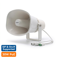 Haut-parleur à cornet actif extérieur Thinuna IP-30HS III IP/SIP/VOIP 30W 50W, système de sonorisation étanche et antirouille avec PoE 24V