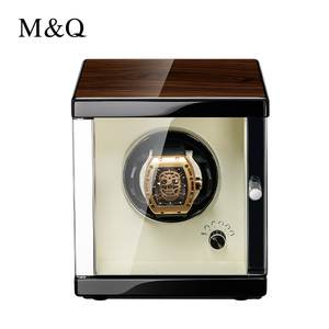 กล่องเก็บนาฬิกาอัตโนมัติ M&Q Milano Royal รุ่นที่ 3 ทำจากคาร์บอนไฟเบอร์และไม้ พร้อมระบบล็อคด้วยลายนิ้วมือ ผิวเงาสูง มอเตอร์เงียบ จุนาฬิกาได้ 2/4 เรือน - Product Image 6
