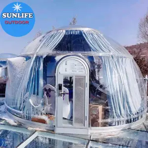 Outdoor 360 clear dome house and clear bubble house for Camping life