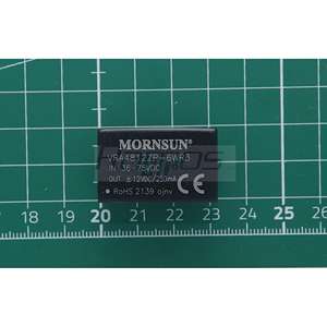 Convertisseur DC/DC à large plage d'entrée MORNSUN VRA4812ZP-6WR3, Vin 48 V, Sortie 12 V, 2 CN - Product Image 1