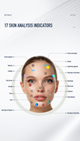 Analyseur de peau professionnel 3D AI, détection du type de peau, nouvelle technologie de soin de la peau efficace, best-seller