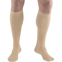 Bas de compression pour mollets unisexes Medias Classe 2, prévention des varices, compression graduelle, chaussettes élastiques à bout ouvert, hauteur genou