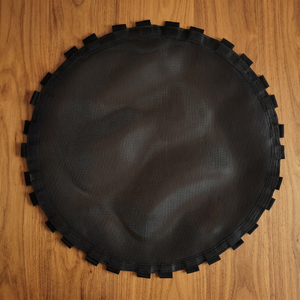 Tapis de trampoline pliable de haute qualité, sûr, écologique, noir, diamètre 36 pouces, en polypropylène - Product Image 2