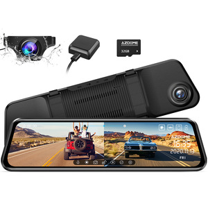 กล้องติดรถยนต์กระจกมองหลัง11.8หน้าจอสัมผัส IPS 4K กล้องติดรถยนต์ระบบ GPS มองเห็นกลางคืนควบคุมผ่านแอป - Product Image 3