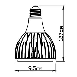 Reptile Light UVB UVA LED Lamp with Heat - Professional Basking Bulb for Turtle Tortoise Lizard Amphibian Tank <strong>Vivarium</strong> <strong>Lighting</strong> - Product Image 4