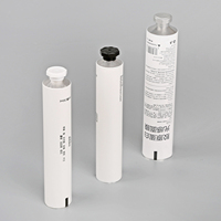 Tubes d'emballage en aluminium de différents diamètres, couche de base externe en émail d'impression personnalisée