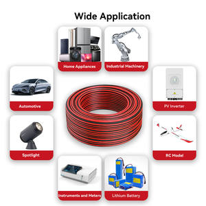औद्योगिक आरसी मॉडल नई ऊर्जा लिथियम बैटरी के लिए लाल-काले समानांतर तार बिजली केबल डीसी 600 वी 200 और - Product Image 5