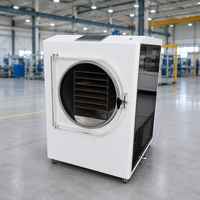 Industriële automatische vacuümvriesdroogmachine batch-lyofilisator voor fruit, huisdierenvoer, vis, koffie, SUS304, concurrerende prijs