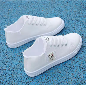 Chaussures coréennes décontractées en toile à semelles souples et respirantes pour femmes - Product Image 3