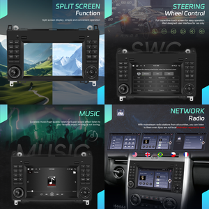 Hikity pour Benz <span class=keywords><strong>B200</strong></span> Viano VITO Classe A W169 Classe B W245 6+128/4+64G 7'' Autoradio CarPlay sans fil Android Auto GPS WIFI/GPS - Product Image 3