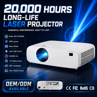 Proyector Láser Comercial de 4500 Lúmenes WXGA con Doble HDMI, LAN y RS232 para Integración de Sistemas