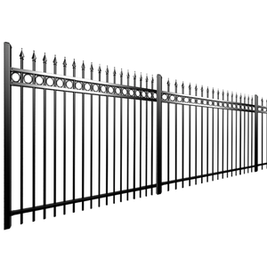 Panel de valla de <span class=keywords><strong>piscina</strong></span> de piquete de aluminio para exteriores de alta calidad, sistema de valla de seguridad galvanizada, sin óxido, presión <span class=keywords><strong>natural</strong></span>, granjas de jardines 3D - Product Image 1