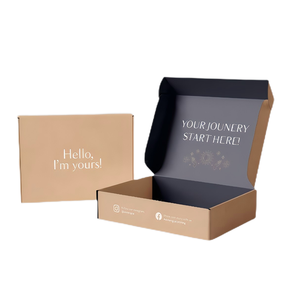 Packaging <b>Boxes</b> With Customize Logo Kraft Paper Gift <b>Boxes</b> Mailer Shipping <b>Boxes</b> Customized Mailer Shipping for Clothes <b>Shoes</b> - Product Image 1