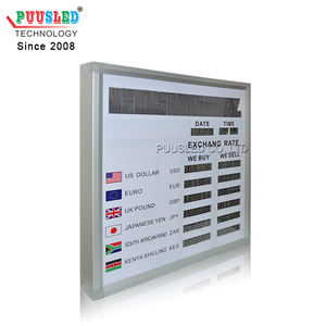 Tablero de tipo de cambio de moneda, muestra de alto brillo, señal de tipo de cambio de moneda para empresa bancaria - Product Image 2
