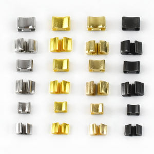 Deepeel ZA151 3 #5 #8 #10 # <span class=keywords><strong>fermeture</strong></span> éclair ouverte bouchon queue cuivre dents en forme de U haut bas arrêt <span class=keywords><strong>Clip</strong></span> fin boucle vêtements sacs alliage - Product Image 4