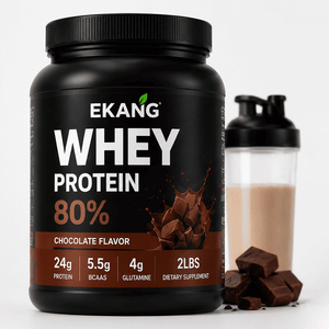 OEM ODM Whey <b>Protein</b> Isolate WPI 90% Chocolate Strawberry Flavor High <b>Protein</b> Sports Nutrition Muscle Recovery Supplement Powder - Product Image 1