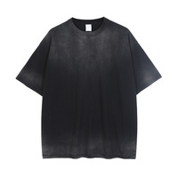 T-Shirts blancs 100% coton, délavés à l'acide, délavés à l'acide, Vintage, surdimensionnés, pour hommes