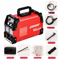 Soudeuse à arc portable 110V/220V norme américaine pour acier structurel, 275A, onduleur IGBT, machine de soudage à l'arc manuelle, garantie 1 an