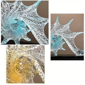 รูปปั้นปลาดาวเรซิ่นสไตล์ทะเล ของตกแต่งบ้าน ของประดับตกแต่งโต๊ะ - Product Image 5