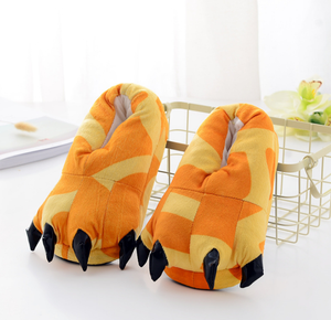 Chaussons en fourrure douce en forme de <span class=keywords><strong>patte</strong></span> <span class=keywords><strong>d</strong></span>'<span class=keywords><strong>ours</strong></span> grizzly pour Halloween, pour hommes et femmes, pieds nus, chauds, automne, intérieur/extérieur, pour cosplay - Product Image 6