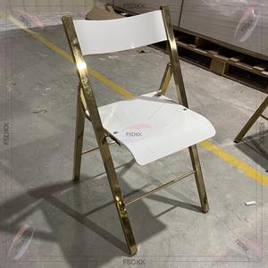 <span class=keywords><strong>Chaises</strong></span> <span class=keywords><strong>pliantes</strong></span> en gros d'usine <span class=keywords><strong>Chaises</strong></span> de salle à manger d'événement blanc pour la réception de banquet de fête - Product Image 3