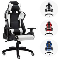 Chaise ergonomique de jeu commerciale réglable moderne Chaises de jeu d'ordinateur