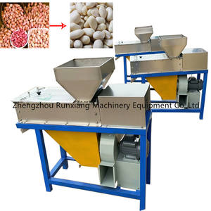 Machine à peler les cacahuètes humides en acier inoxydable fabriquée en Chine avec moteur pour le pelage des cacahuètes à peau rouge et des cacahuètes grillées - Product Image 4