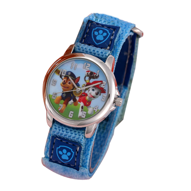 Stylish Round Unisex Lovely Dogs Pattern Watch Cartoon Quartz Kids Watch Children's