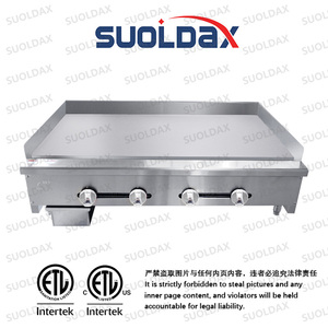 ETL omologato tipo americano attrezzatura da cucina commerciale 36 "<span class=keywords><strong>piastra</strong></span> piatta <span class=keywords><strong>a</strong></span> <span class=keywords><strong>gas</strong></span> <span class=keywords><strong>piastra</strong></span> <span class=keywords><strong>BBQ</strong></span> grill con <span class=keywords><strong>piastra</strong></span> di 20mm di spessore HRG-36 - Product Image 3