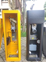 Automatische Schranke BS-DZ138 RFID-Karten-Zugangskontrolle Schrankenanlage mit Bürstenlosem Motor Metallkonstruktion 2-Wege-Betrieb