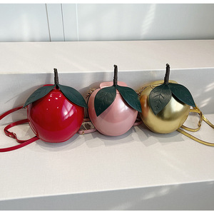 Mini Crossbody <strong>Bag</strong> for Women <strong>Red</strong> Apple Shape Design Fun Creative Handbag Women Purse Cute Lady Girls Pu Leather <strong>Phone</strong> <strong>Bag</strong> Casual - Product Image 6