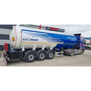 Semirremolque de GLP Harsan 45000L, 3 Ejes, Ejes Marca SAF, Carga Útil de 21.42 Toneladas, Certificado ASME, Tanque de Transporte de Gas Licuado de Petróleo - Product Image 1