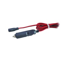 Chargeur de voiture allume-cigare avec câble d'alimentation cc 5525 prise 5521 mm à prise jack mâle à femelle mâle à mâle câble