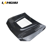Accessoires automobiles Capot de moteur en fibre de carbone sergé 3K pour Mercedes-Benz Classe C W205 AMG C63 Capot avant transparent