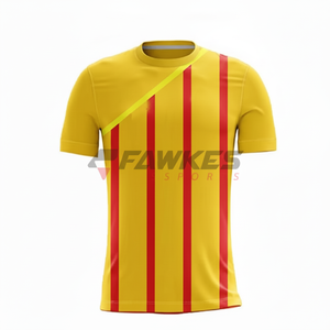 ออกแบบใหม่เสื้อฟุตบอลชายโลโก้ที่กําหนดเองการพิมพ์เสื้อฟุตบอลชายผ้าฝ้ายระเหิดเสื้อฟุตบอล - Product Image 1