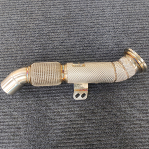 Downpipe catalizzato OBM ad alte prestazioni con scudo termico a flusso libero per <span class=keywords><strong>BMW</strong></span> <span class=keywords><strong>X7</strong></span> B58 3.0T G07 2019- - Product Image 1