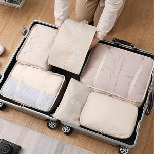 7PCS Nylon <strong>Travel</strong> <strong>Storage</strong> <strong>Bag</strong> Set - Lightweight Foldable Packing Cubes Organizer with Modern Design, <strong>Travel</strong> Essentials - Product Image 3