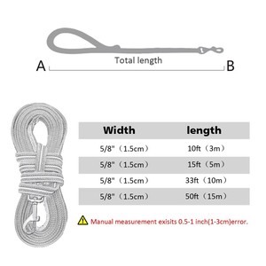 Honden trainingsproducten, buiten hondenriem voor honden, honden trainingsriem, slip lead - Product Image 6